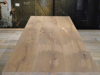 Tafel Pantin 260x100cm in ongerookt witte olie