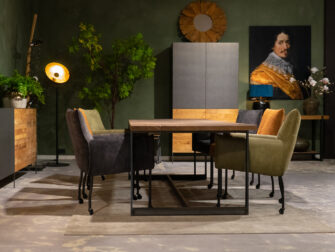 tafel met gerookt blad