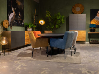 zwarte eetkamertafel