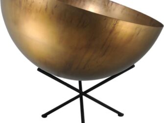 tafellamp aged brass outside aged brass inside