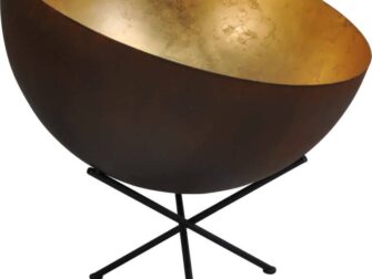 tafellamp rust outside goldleaf inside