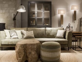 Vitrinekast Perpignan - 130x50x225cm