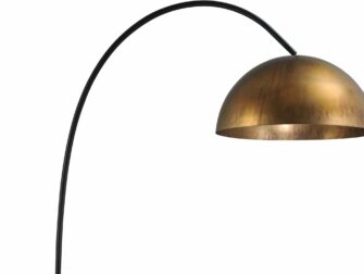 bronzen vloerlamp