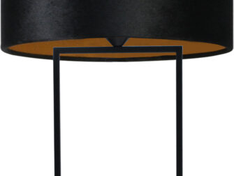 vloerlamp zwarte kap