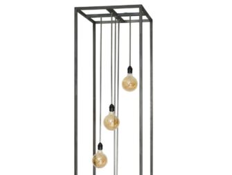 stalen vloerlamp