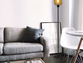 industriële vloerlamp