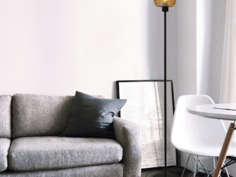 industriële vloerlamp