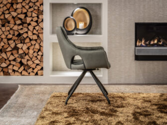 stoere draaistoel groen