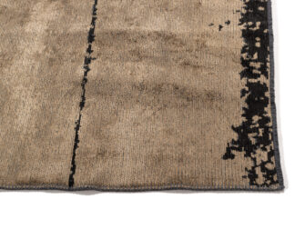 brown vloerkleed bamboe Barber - maat 200x290cm