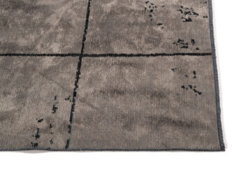 grey vloerkleed bamboe Barber - maat 240x340cm