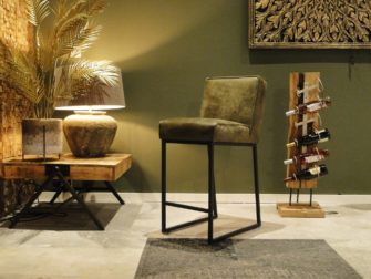 stoere vintage barkruk