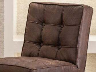 bruine leren barkrukken uit voorraad