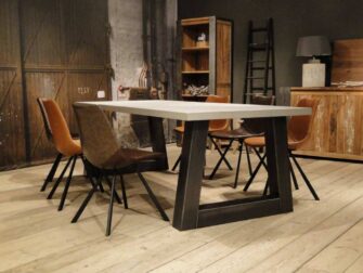 op maat gemaakte betontafel
