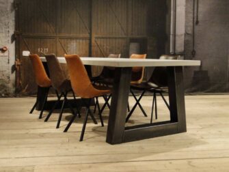 op maat gemaakte betontafel pontedra