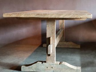 eiken kloostertafel op maat