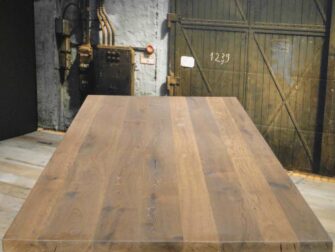 dubbel gerookt oud eiken - balken blad matig rustiek