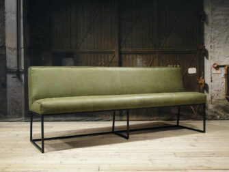 groene eetkamerbank