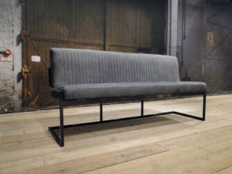 industriele Eetkamerbank Vignola - Antraciet