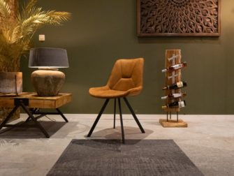 eetkamerstoel in eco leder