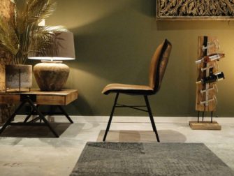 eetkamerstoel slangenprint