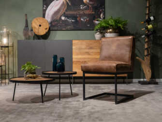 Stoel met dikke zitting