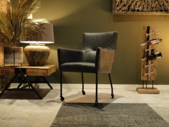 eetkamerstoel met wielen