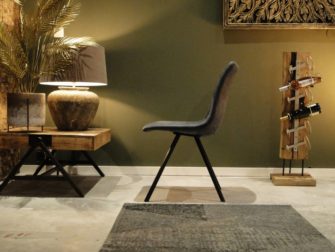 luxe leren kuipstoel