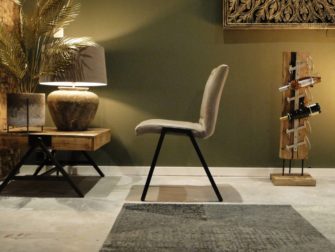 lederen eetkamerstoel