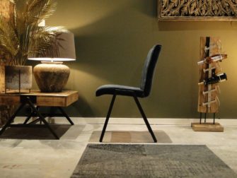 petrol eetkamerstoel