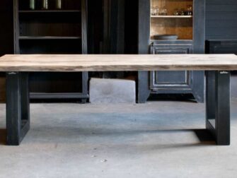 eiken boomstamtafel tolvar