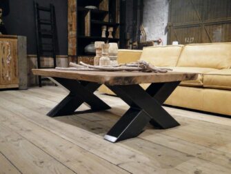 kruispoot salontafel