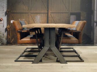 robuuste eiken tafel medici