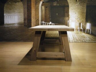 rustiek eiken eettafel paysan