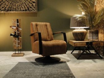 relaxstoel op draaivoet