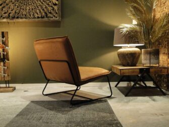 stoere fauteuil op poten