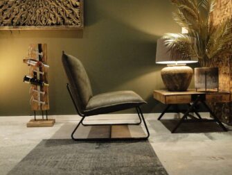 Groene relaxfauteuil