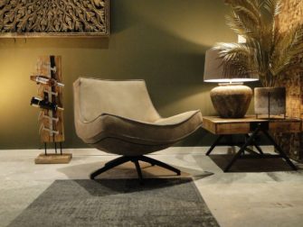 relax fauteuil in leer