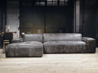 hoekbank piloten leer