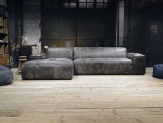 hoekbank piloten leer