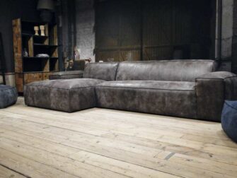 hoekbank piloten leer