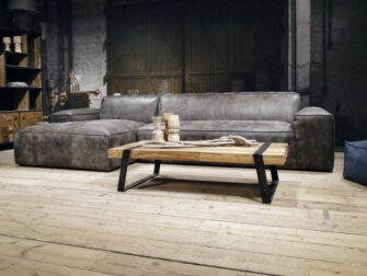 piloten leren hoekbank