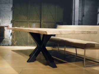 Boostamtafel Taverny met onze Pesara eetkamerbank