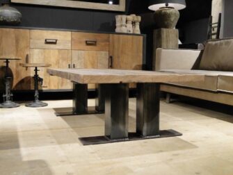 industriele grote salontafel