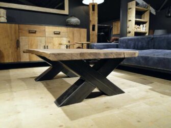 salontafel boomstamblad