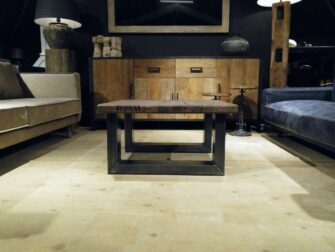 salontafel boomstamblad