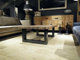 salontafel boomstamblad