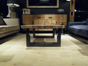 salontafel boomstamblad