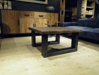 salontafel boomstamblad