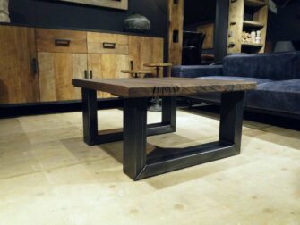 salontafel boomstamblad