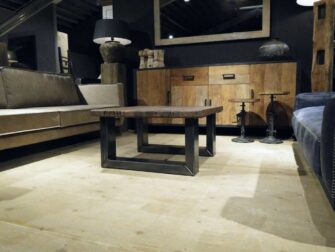 salontafel boomstamblad